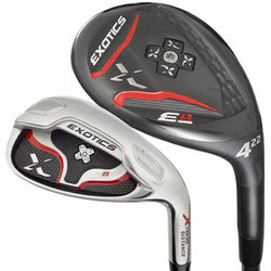 Tour Edge Golf- Exotics E8 Combo Irons Graph/Steel